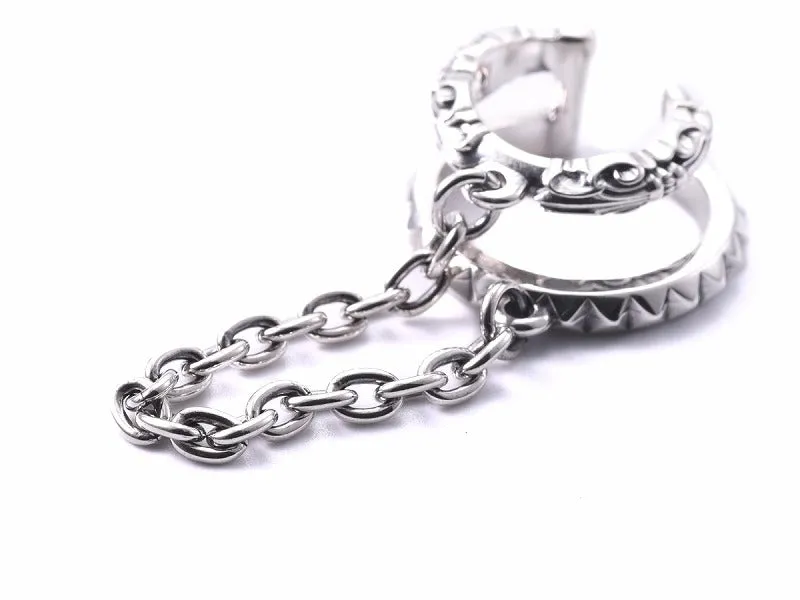 Double Chain Ear Cuff