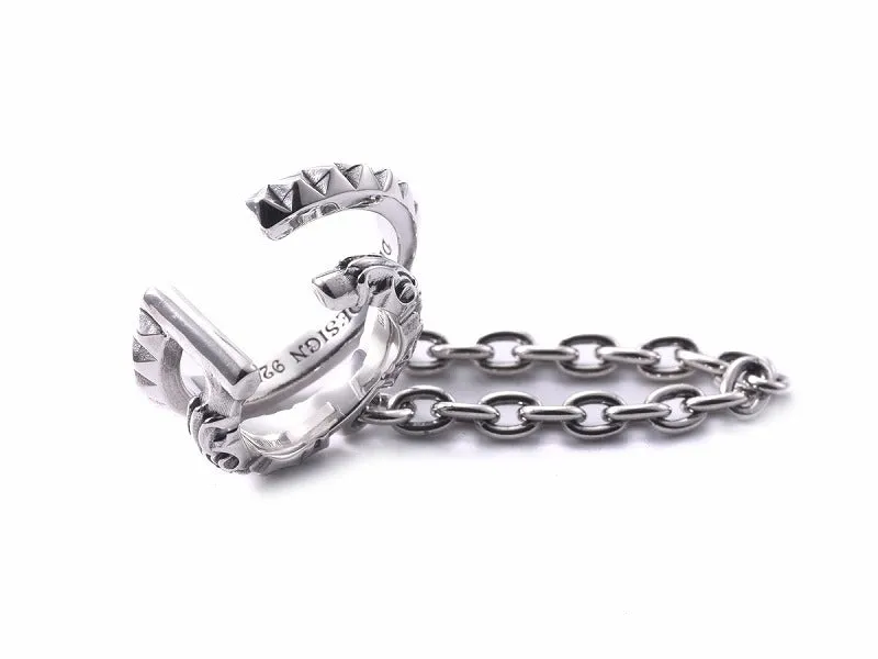Double Chain Ear Cuff