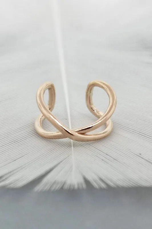 Double Helix X Ear Cuffs