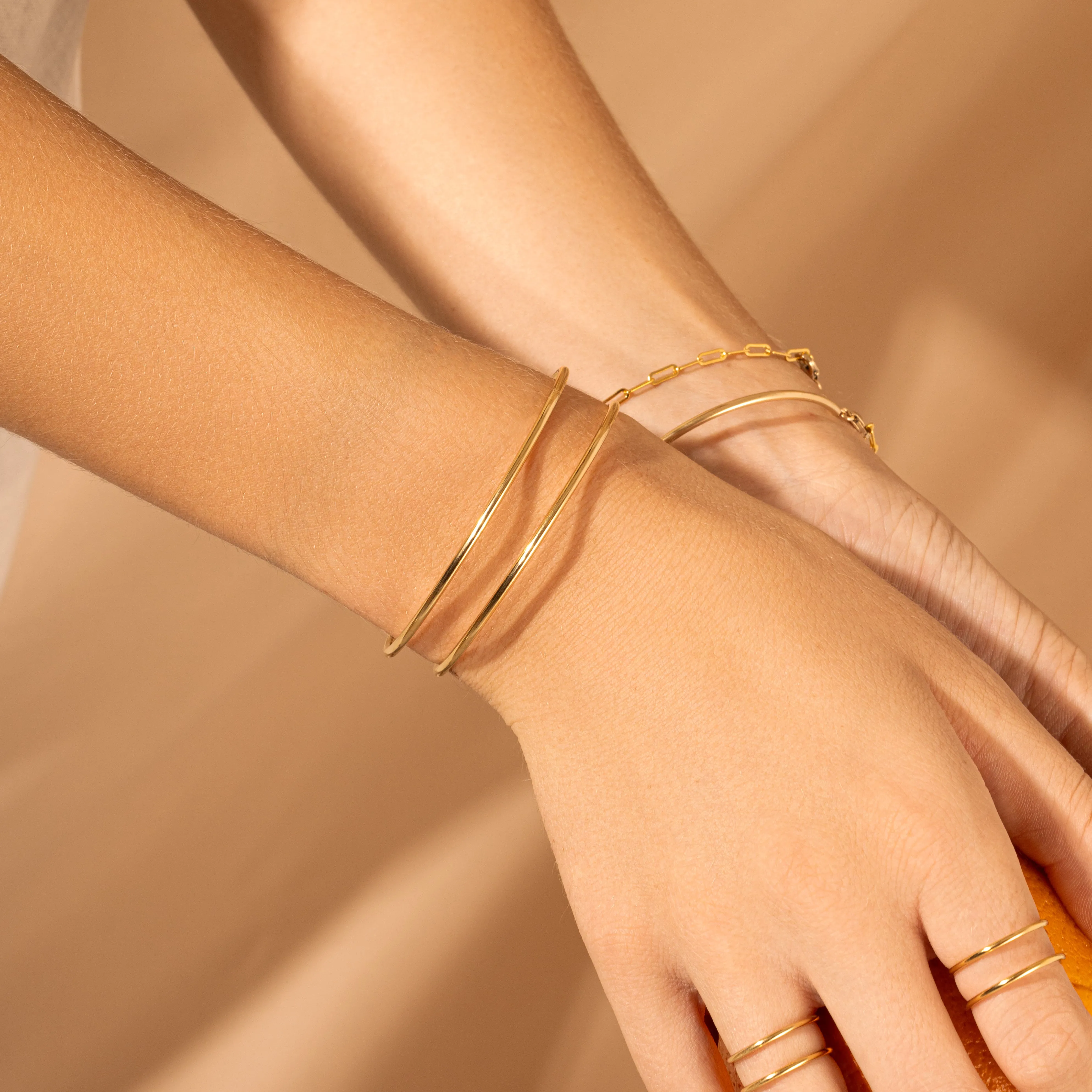 Dreamy Double Band Cuff Bangle