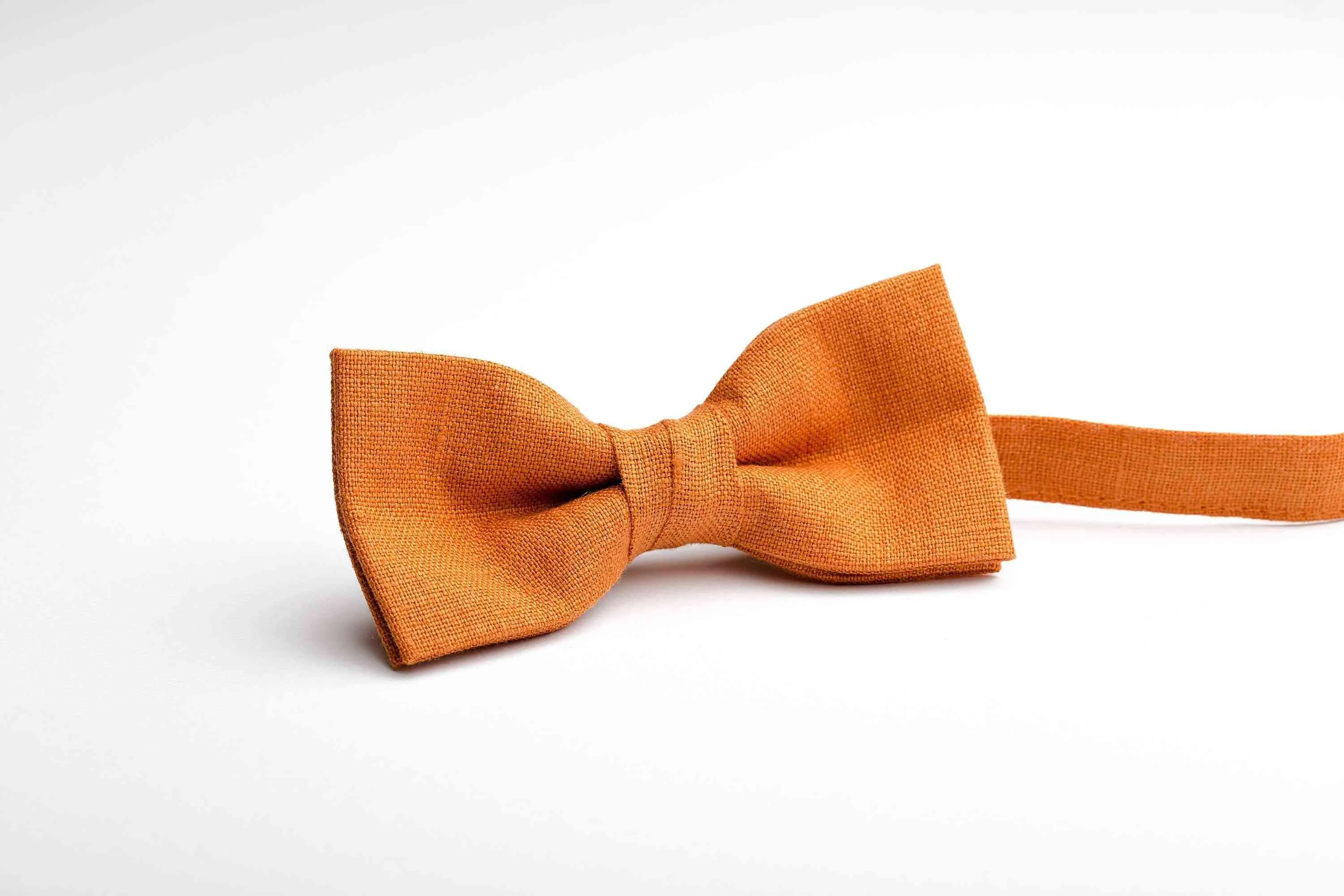 Dress Up Your Little One with Our Adorable Orange Bow Ties for Boys and Toddlers - Perfect for Ring Bearers