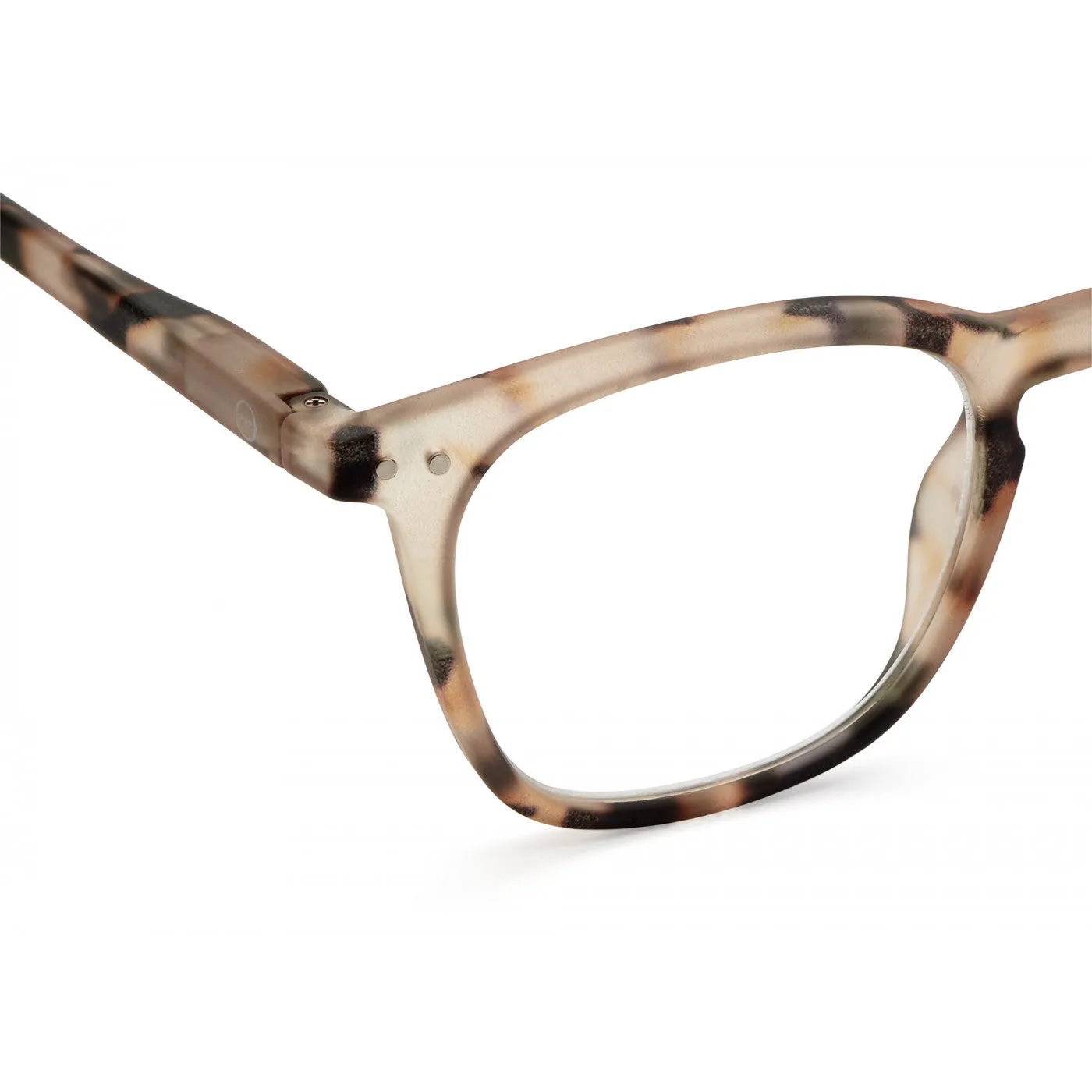#E Reading Glasses - Light Tortoise