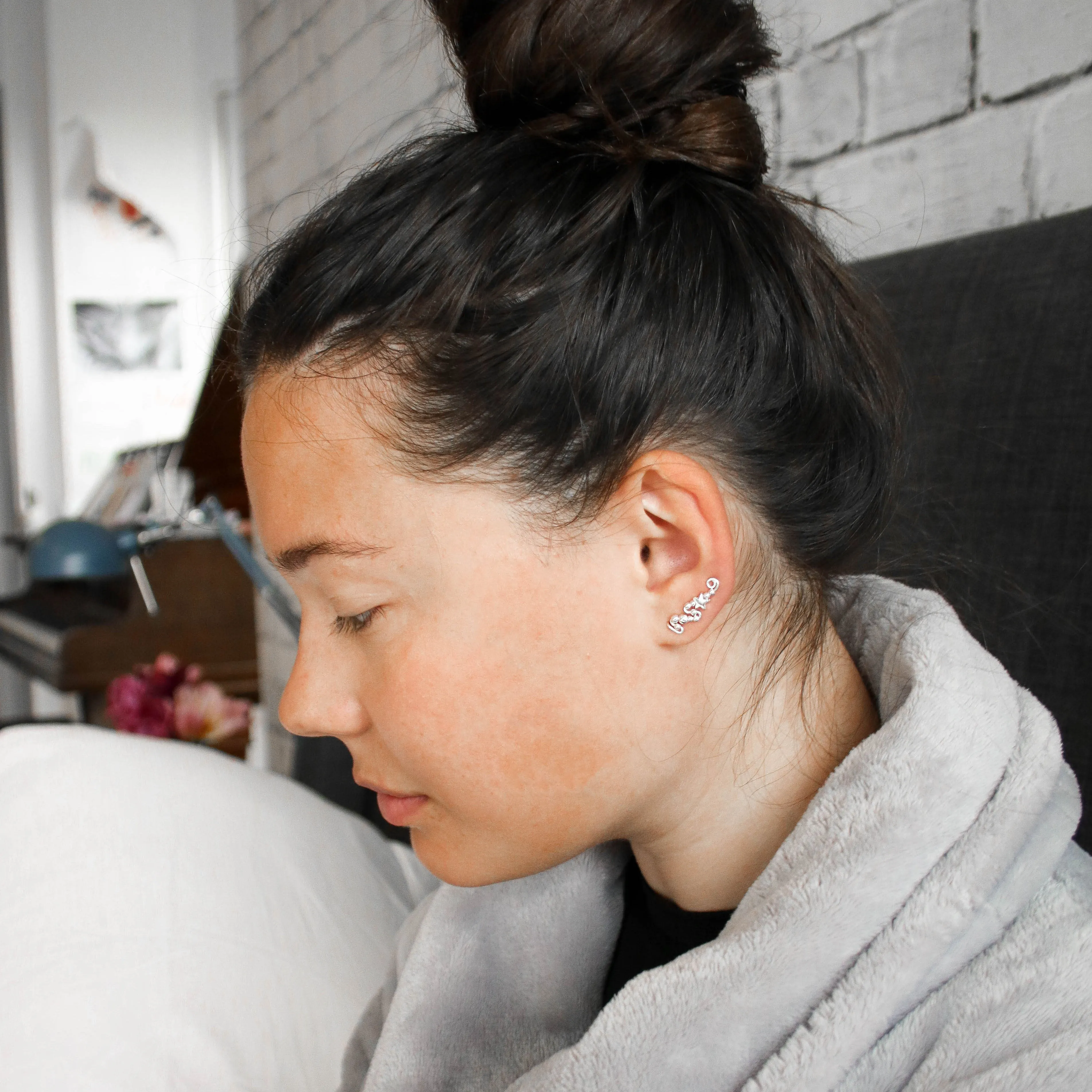Ear Wings Sterling Silver Star