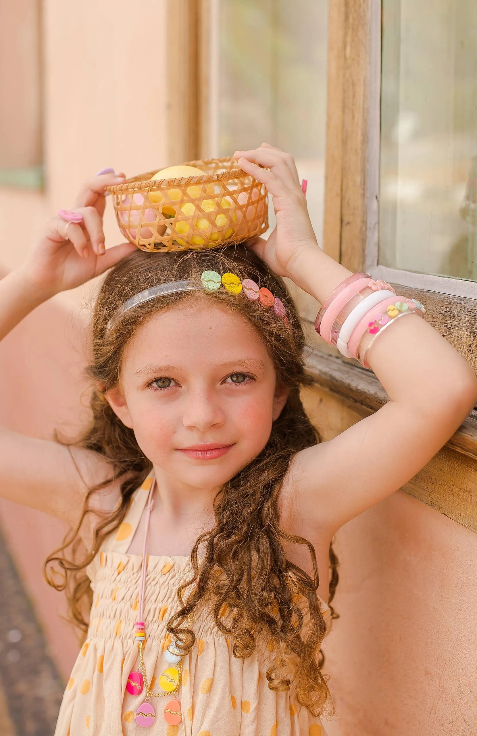 Easter Eggs Satin Headband
