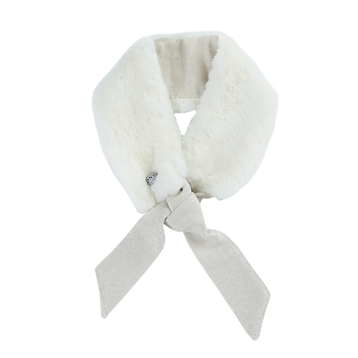 Ella Headband | Off White Teddy