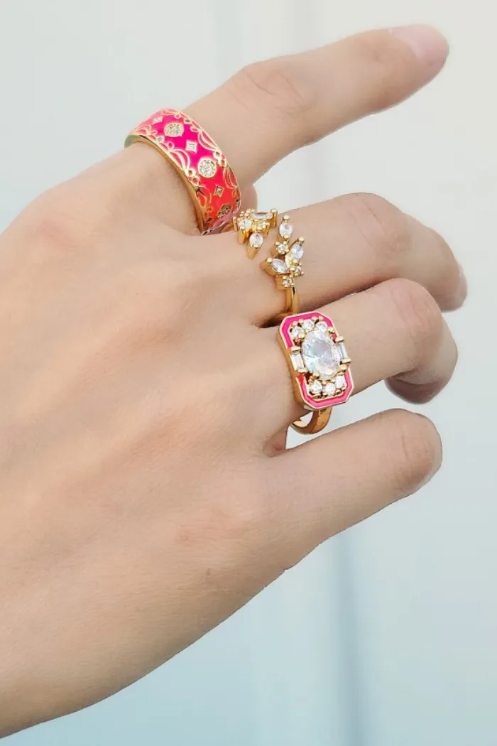 Enamel Outline Ring