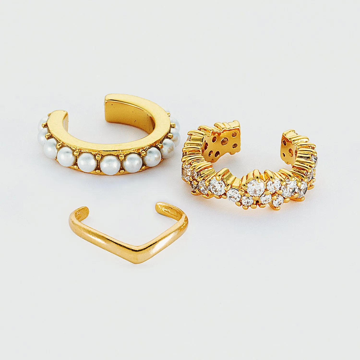 Encrusted Pave Ear Cuff