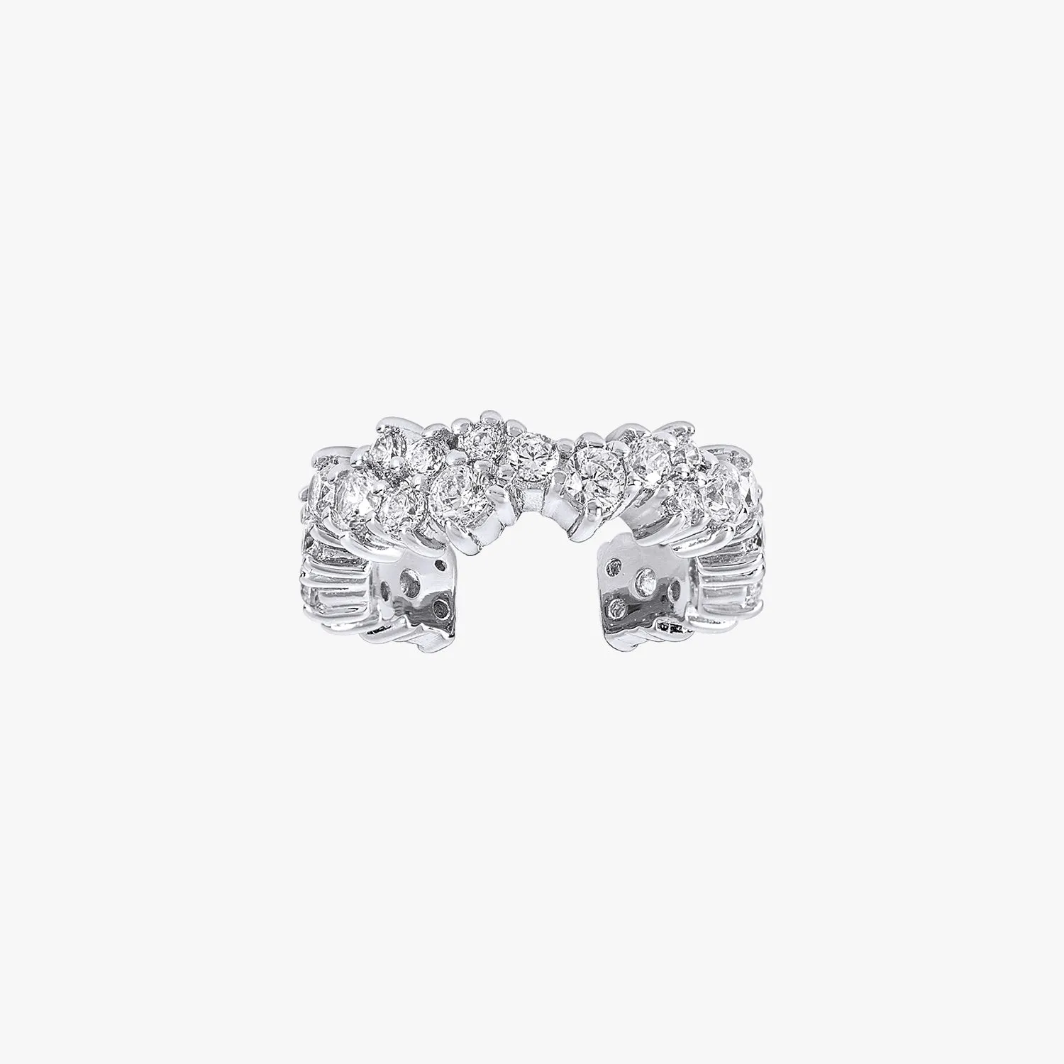 Encrusted Pave Ear Cuff