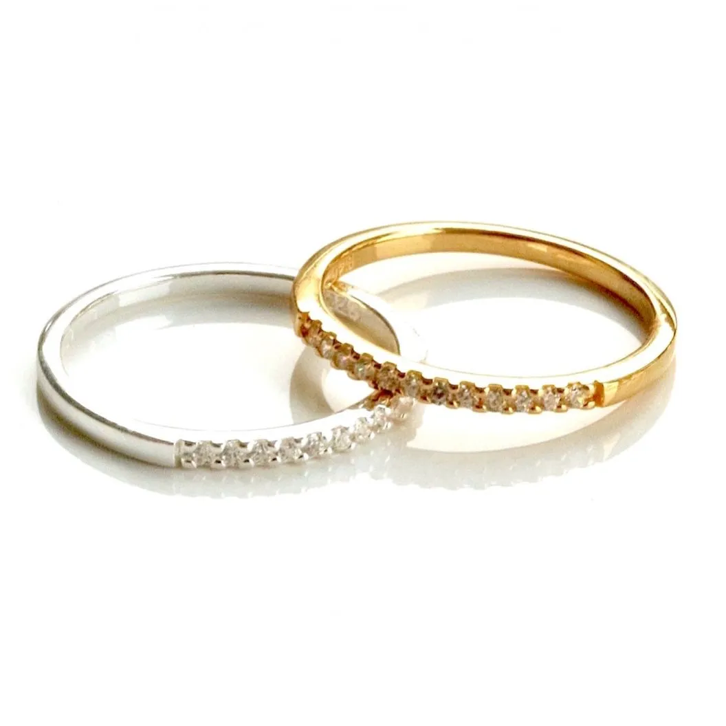 Eternity CZ Ring Gold