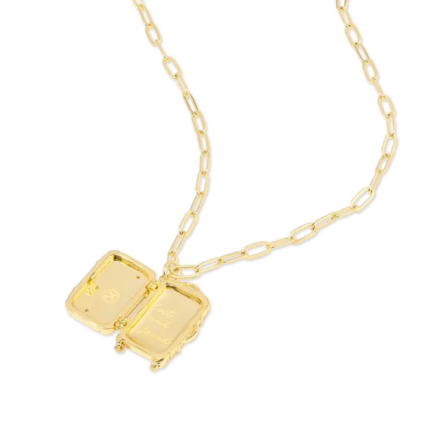 Found Luggage Gold Necklace