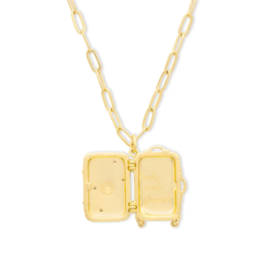 Found Luggage Gold Necklace