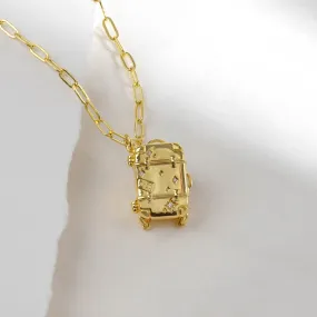 Found Luggage Gold Necklace