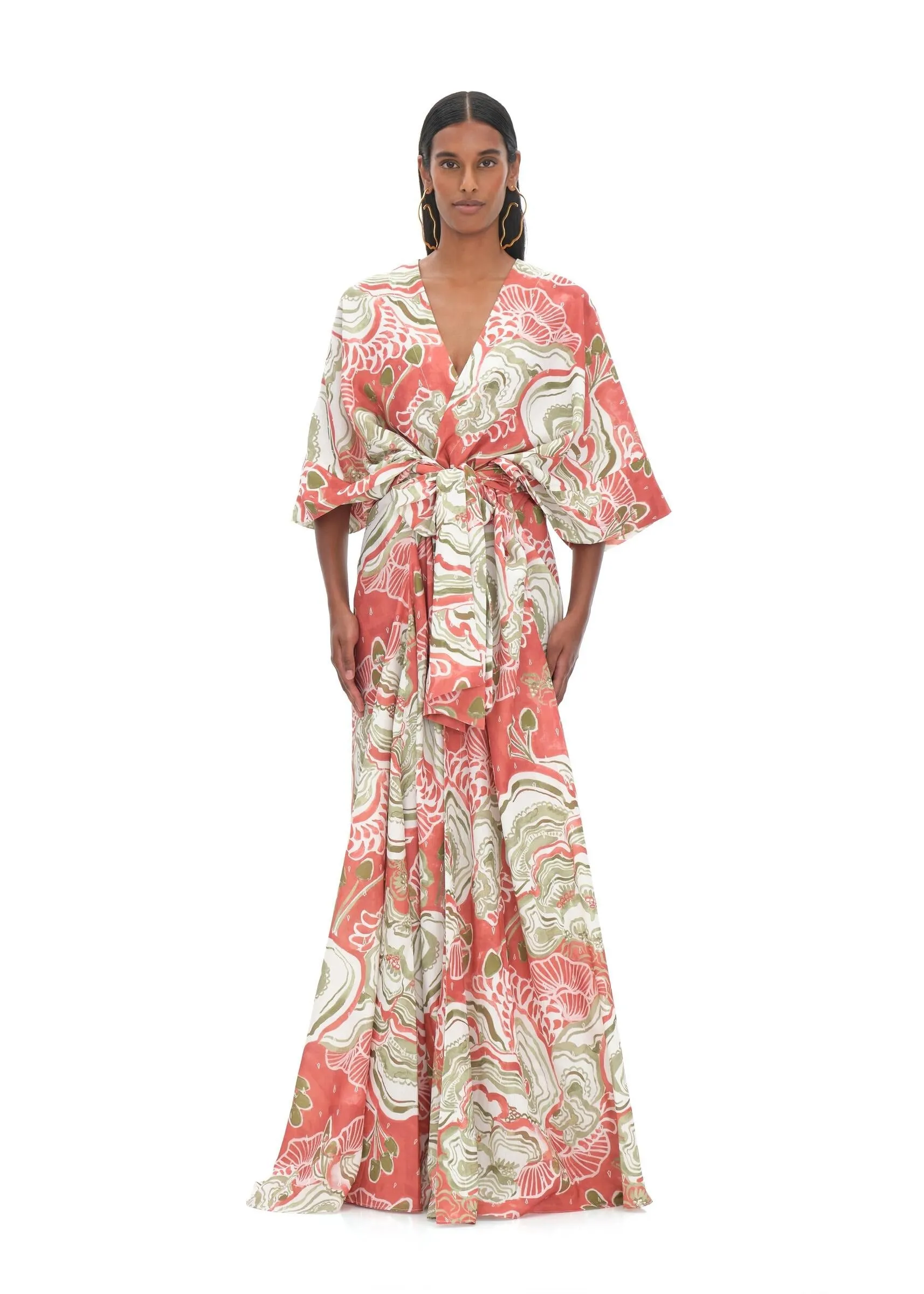 Gamba Abstract Mushroom Robe