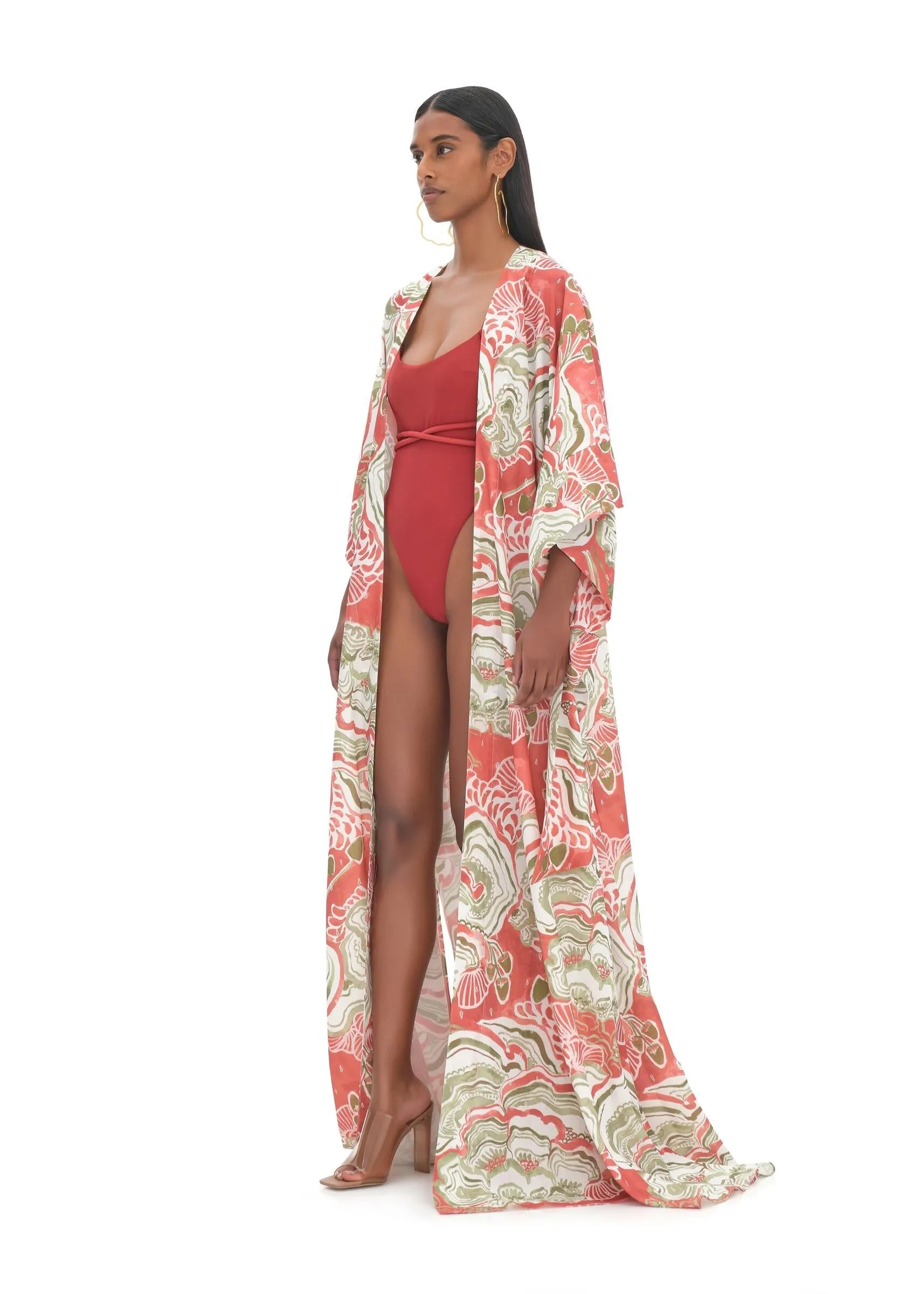 Gamba Abstract Mushroom Robe