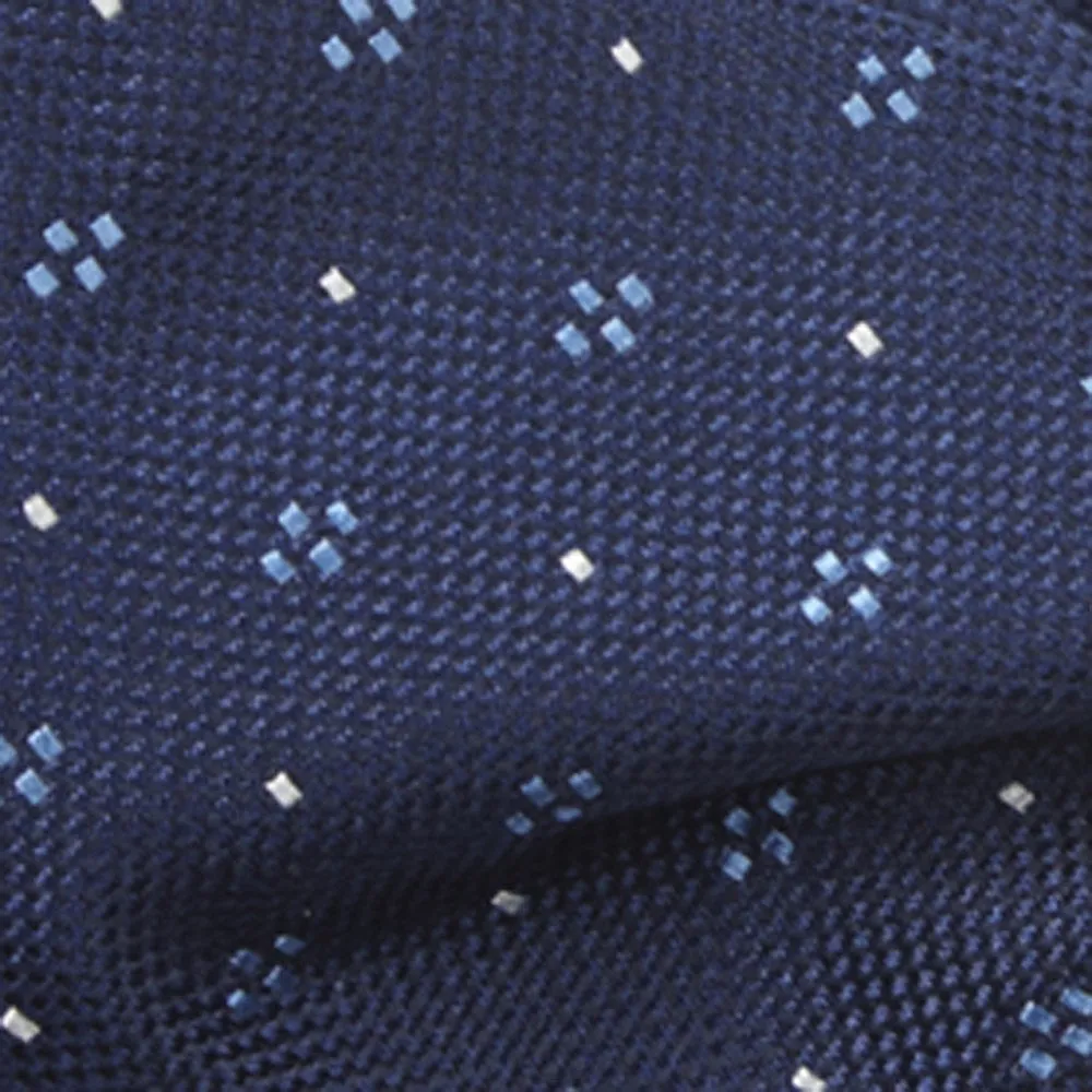 Geo Key Navy Bow Tie