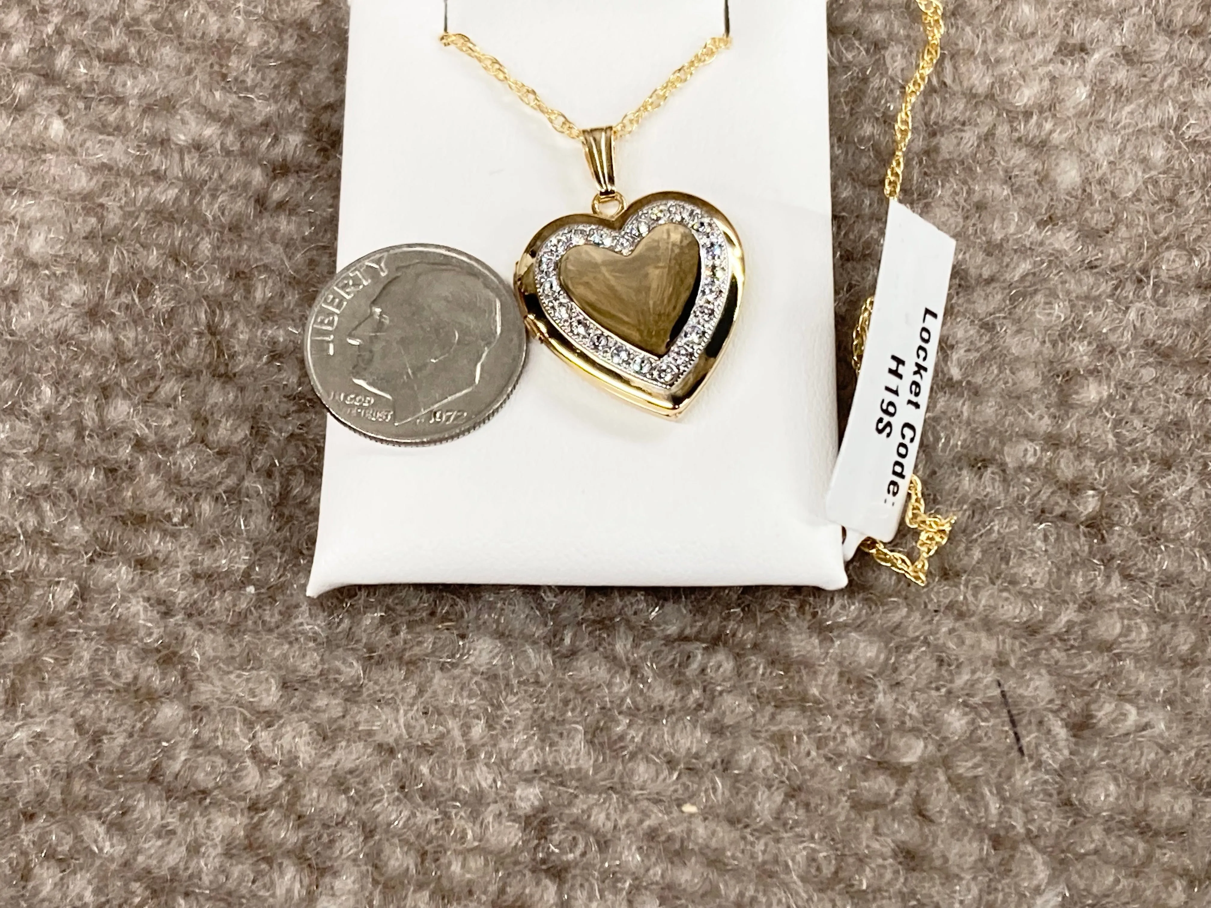 Gold Filled Heart Shaped Locket