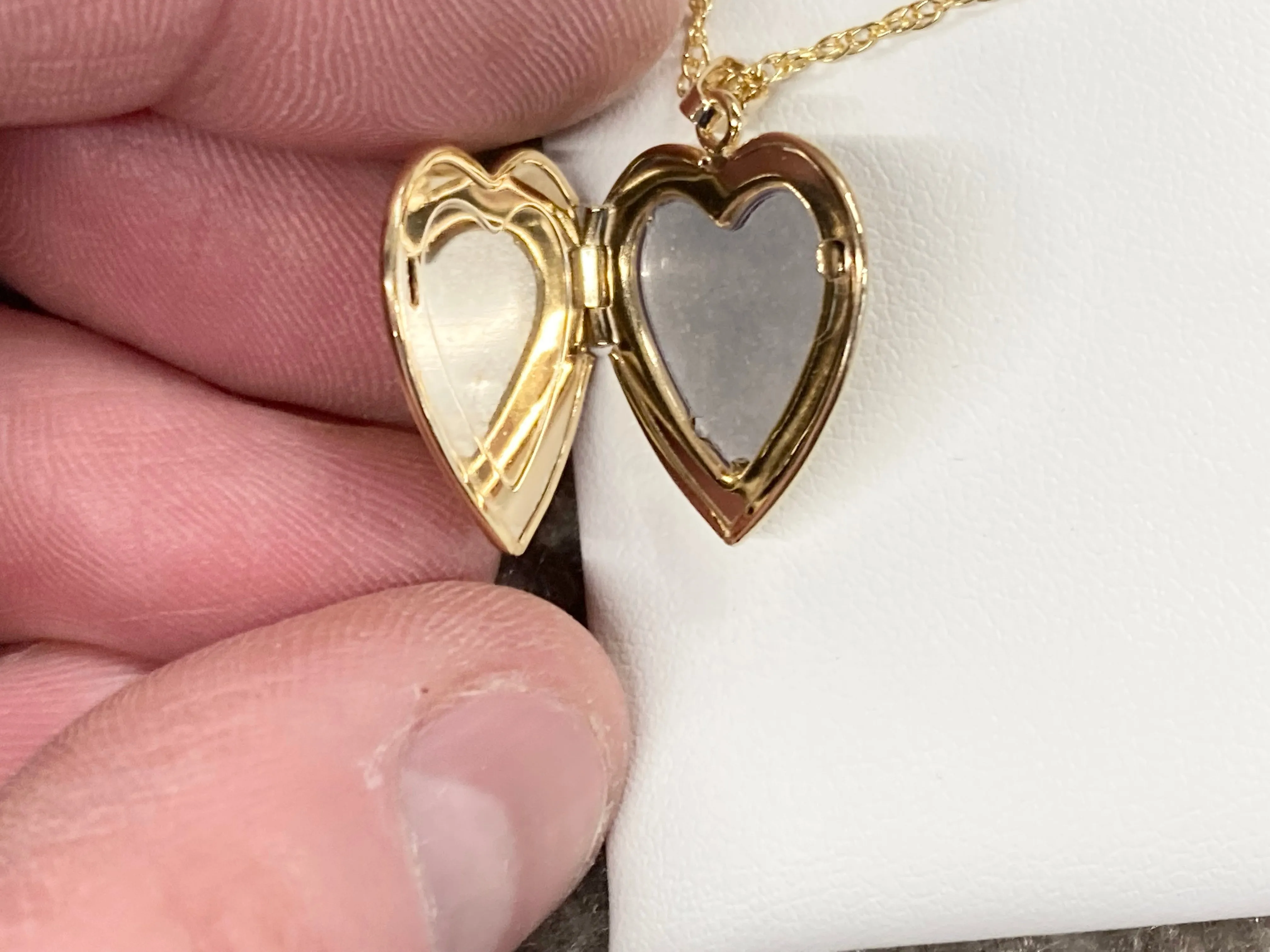 Gold Filled Heart Shaped Locket