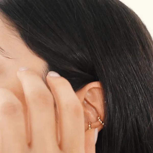 Gold Galaxia Ear Cuff Set