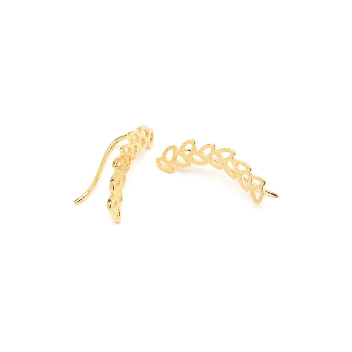 Gold Leaf Ear Climber