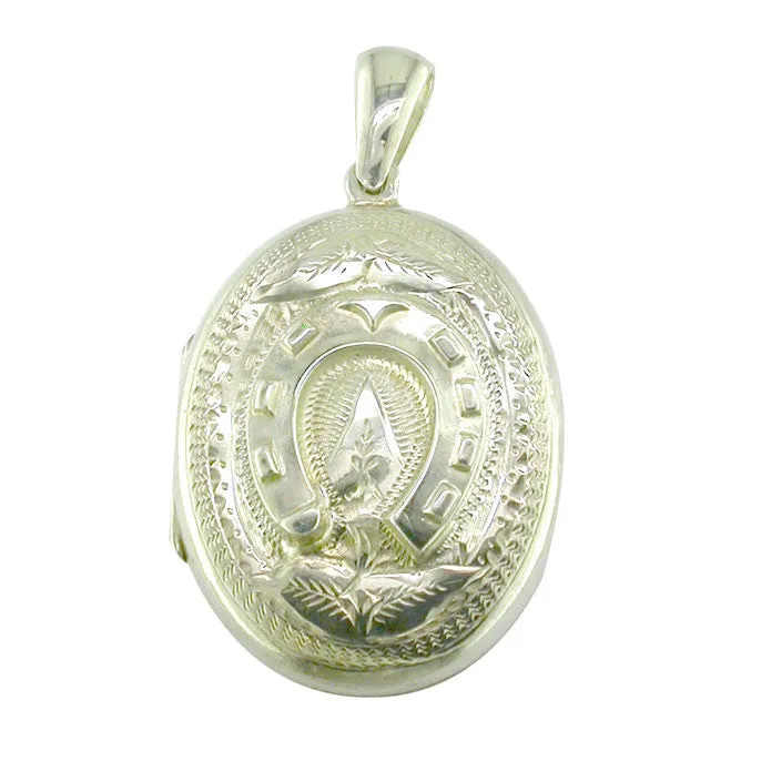 Hallmarked Silver Horse Shoe Locket