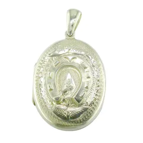 Hallmarked Silver Horse Shoe Locket