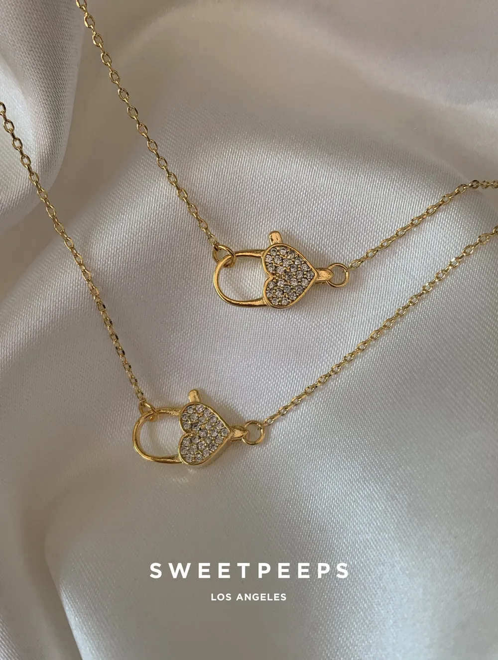Heart Clasp Necklace (Heart)