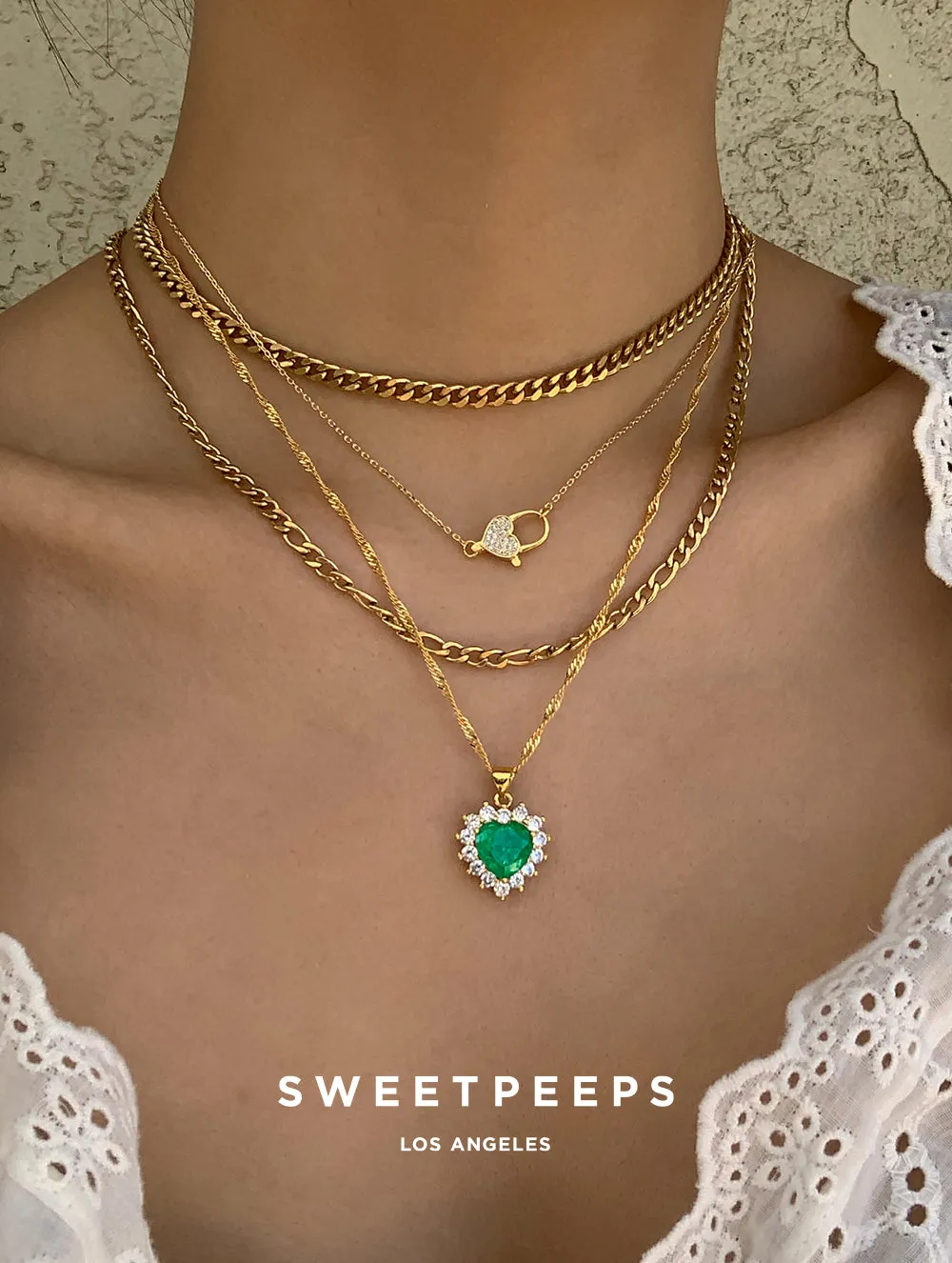 Heart Clasp Necklace (Heart)