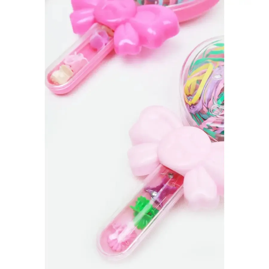 Heart Lollipop Hair Tie & Hair Claw Set