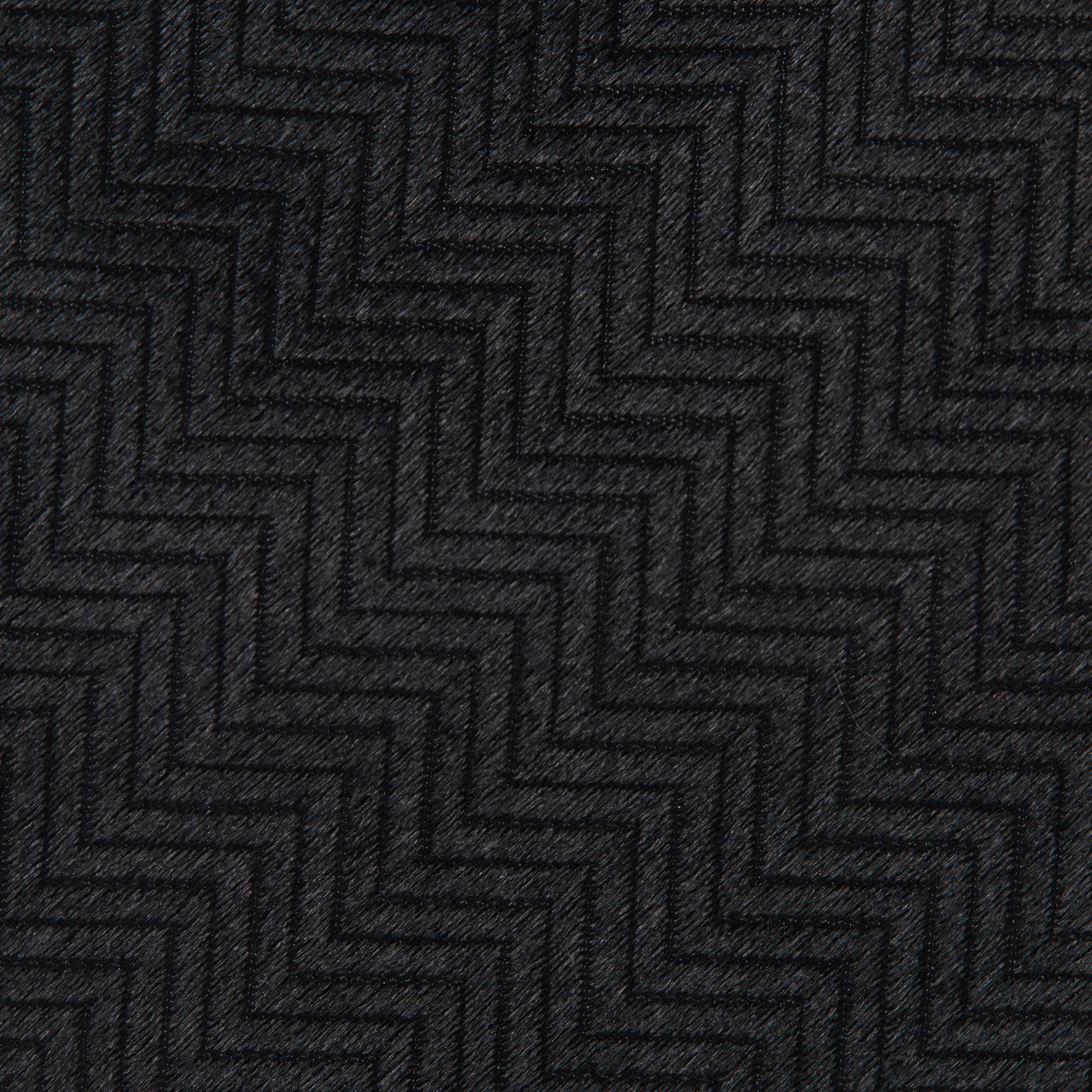 Herringbone Black Bow Tie