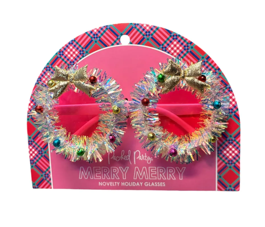 Holiday Wreath Glasses