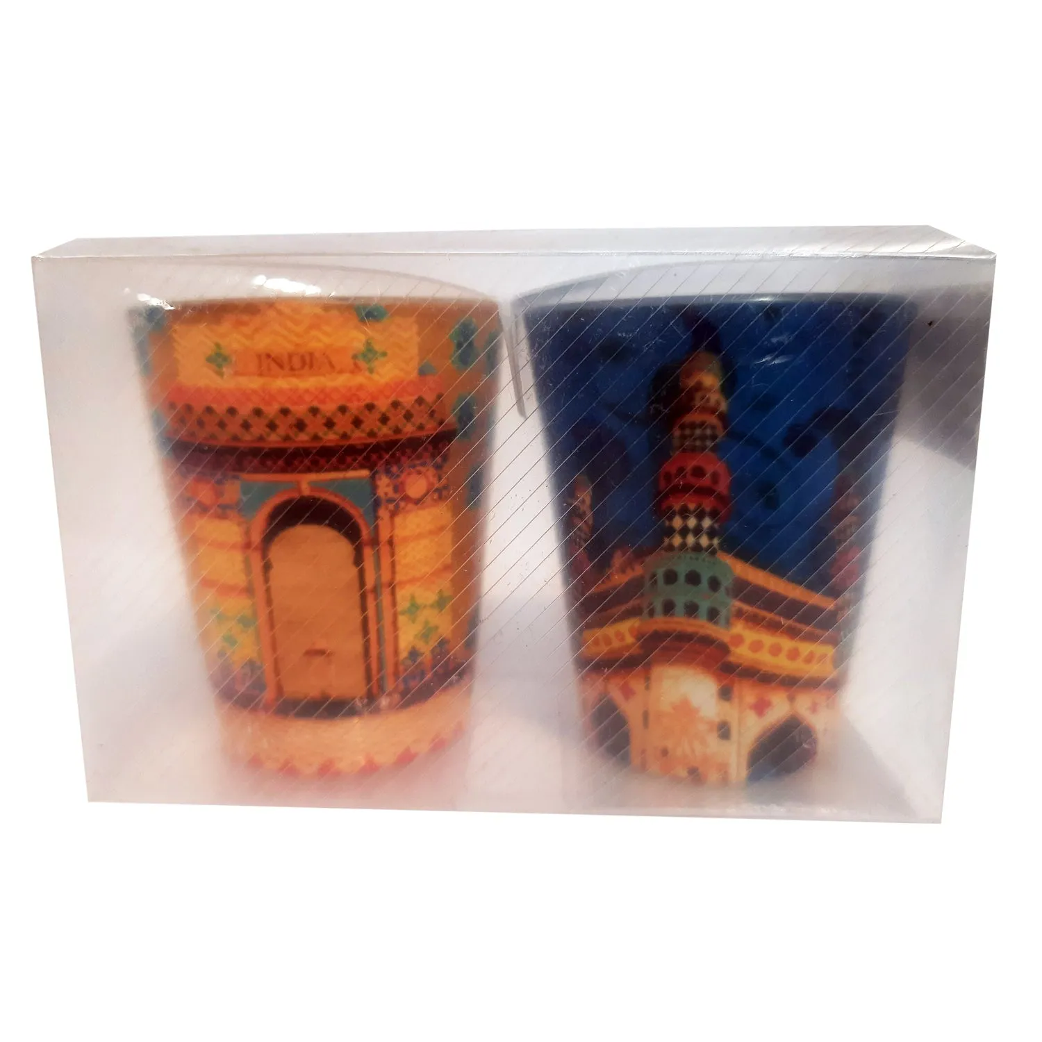 India Gate and Charminar Shot Glasses Set of 2 (30ml each)