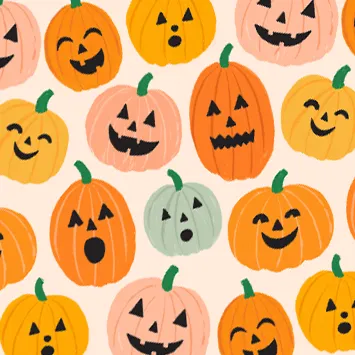 Jack-o’-Lanterns Lady Bow Collar