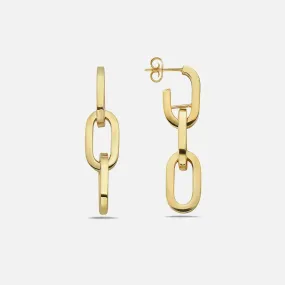 Joy Signature Link Dangle Earrings