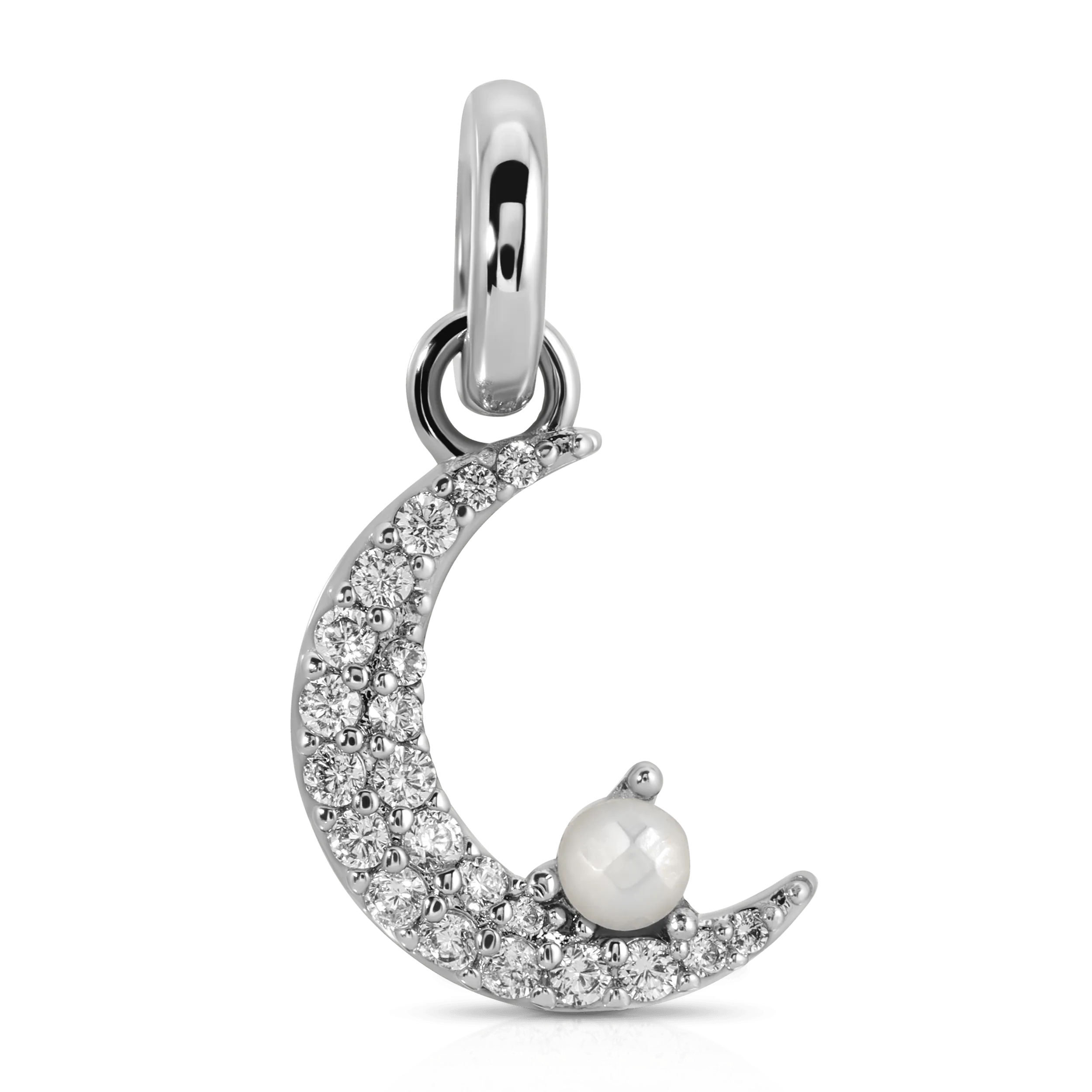 June Pearl  Birthstone Charm - Moon (Rewards Store)