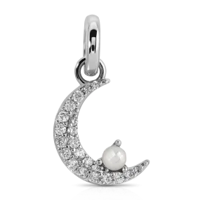 June Pearl  Birthstone Charm - Moon (Rewards Store)