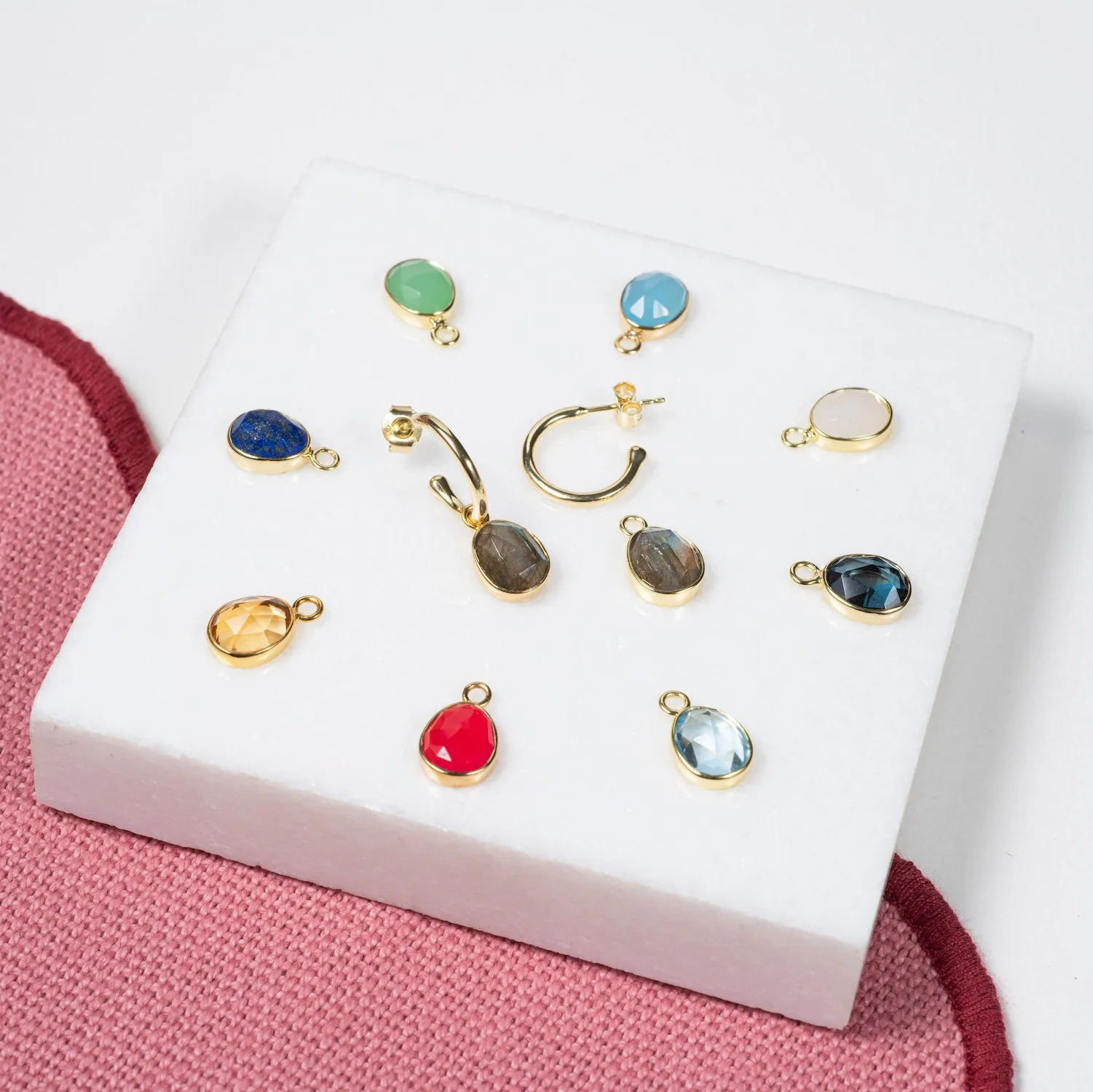 Manhattan Gold Vermeil Hoop Earrings