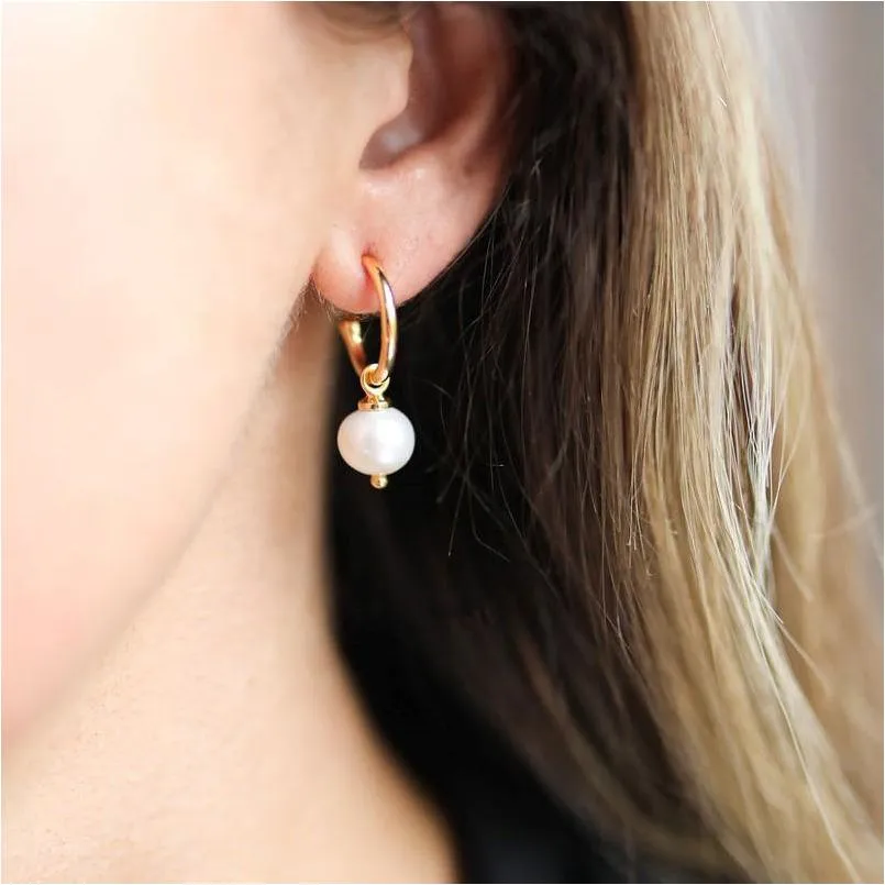 Manhattan Gold Vermeil Hoop Earrings