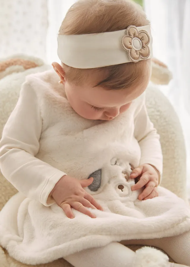 Mayoral 2890 094 - Natural Dress With Headband