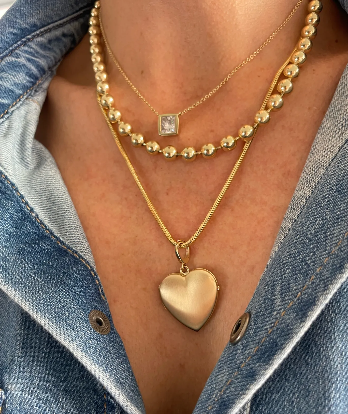 Medium Heart Locket Charm