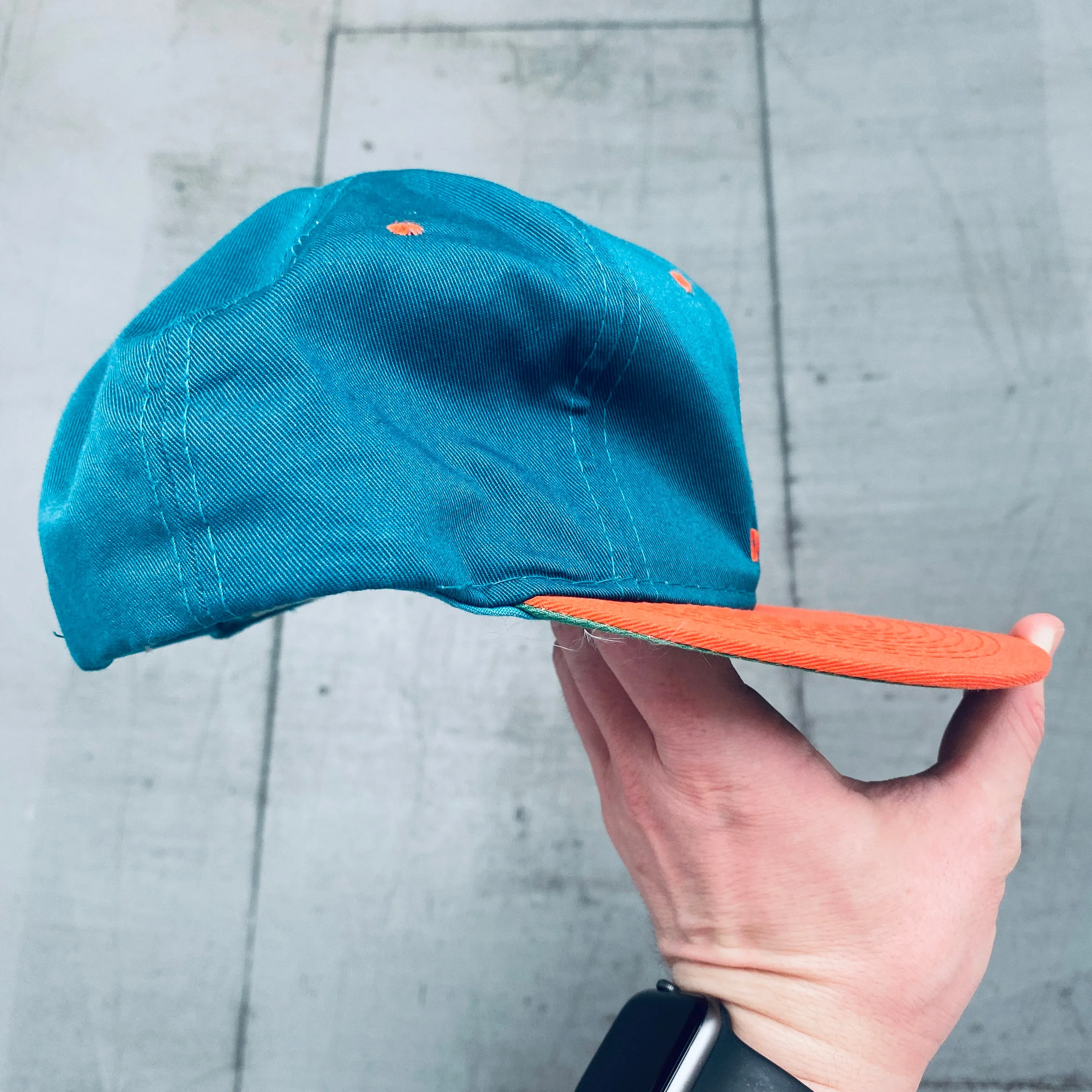 Miami Dolphins: 1990's Embroidered Snapback