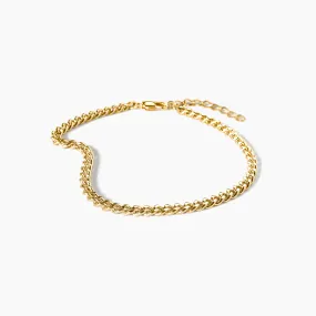 Mini Drew Curb Anklet