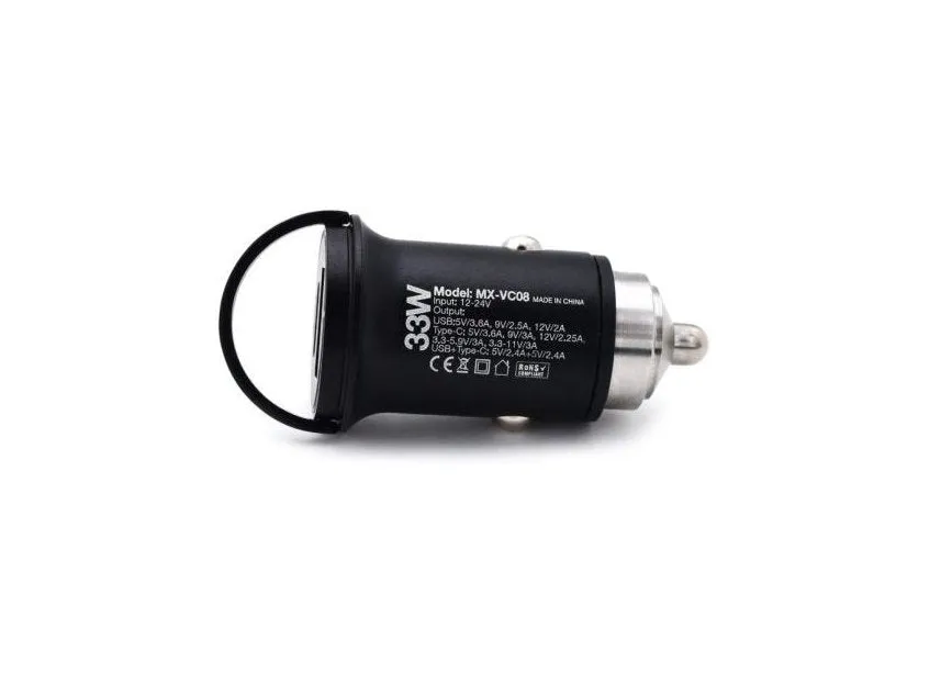 Moxom - Mx-VC08 33w Pd - Mini RIng Car charger - Usb   C