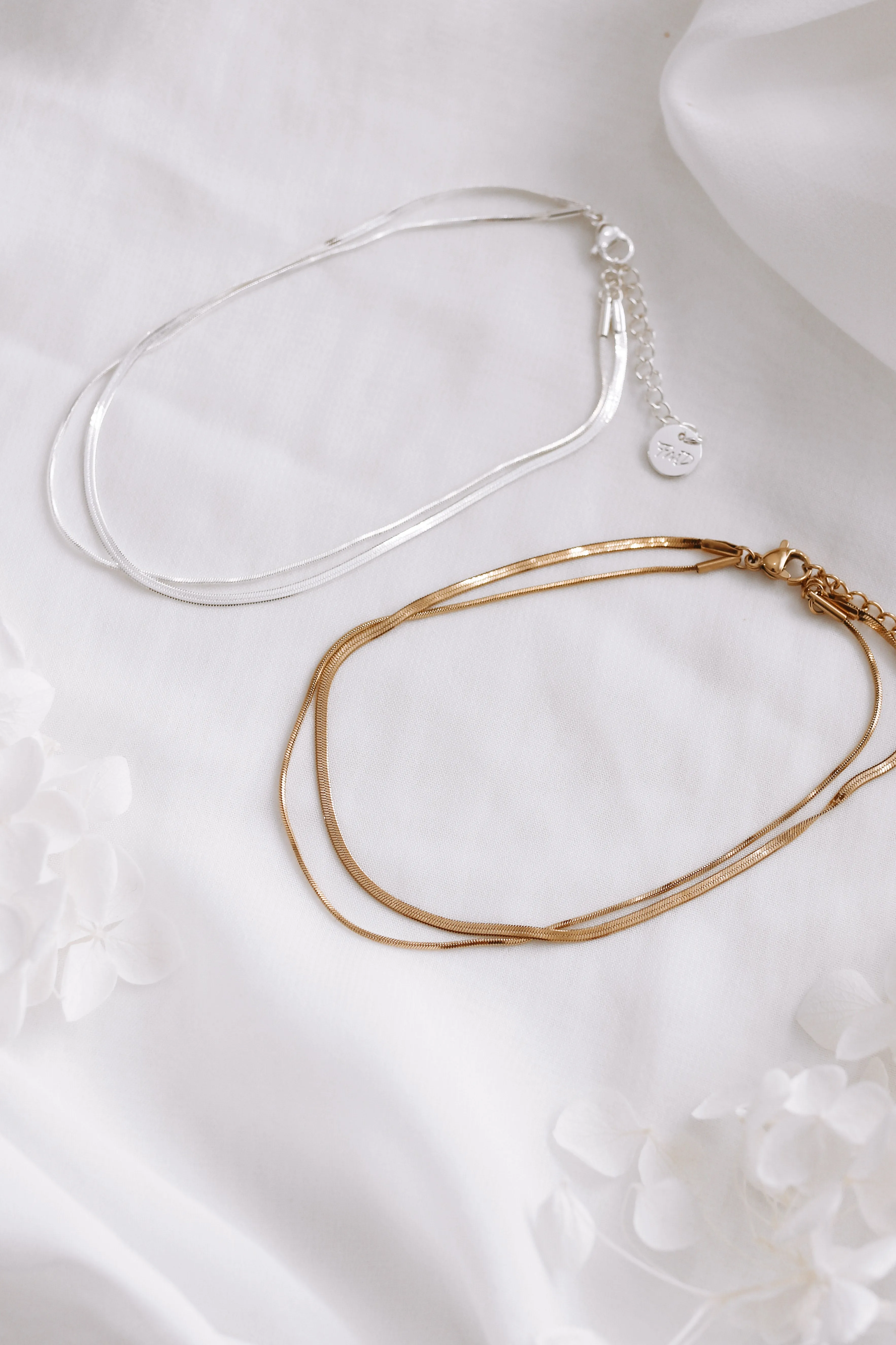 Nesta - Gold or Silver Stainless Steel Anklet