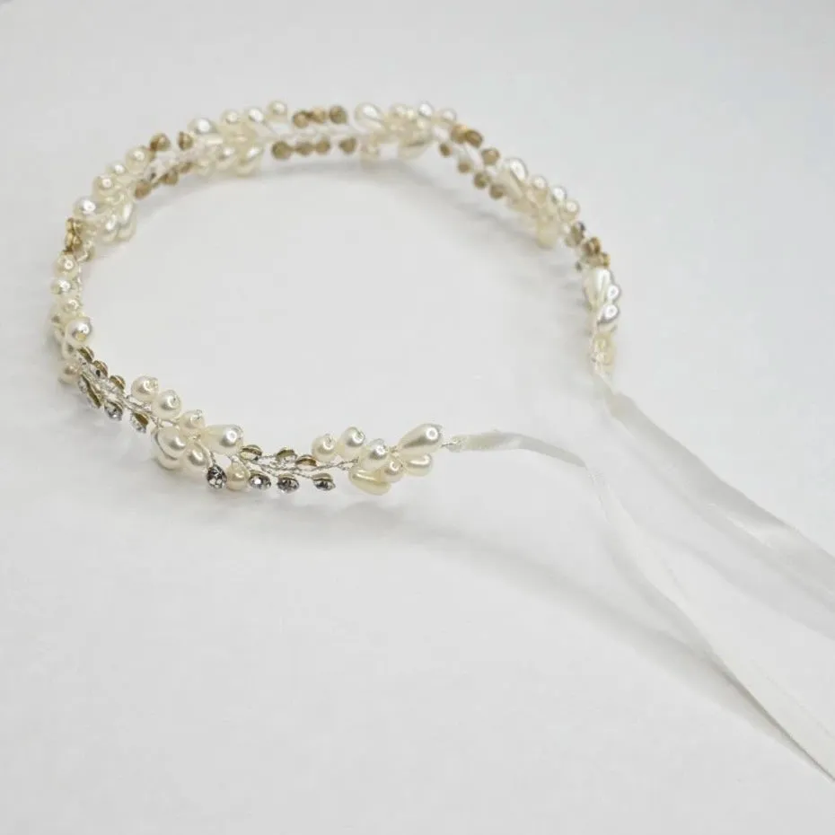 Netherfield Ball Elegant Pearl Vine Hair Accessory