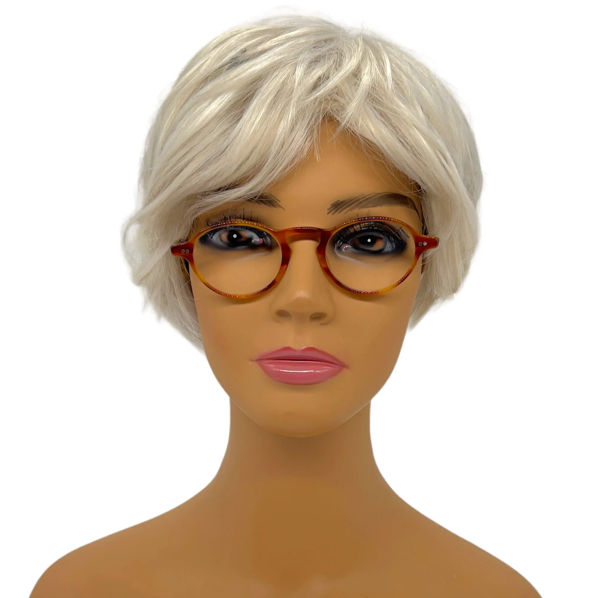 OLIVER PEOPLES Cooper Unisex Eyeglasses - Light Brown & Rust