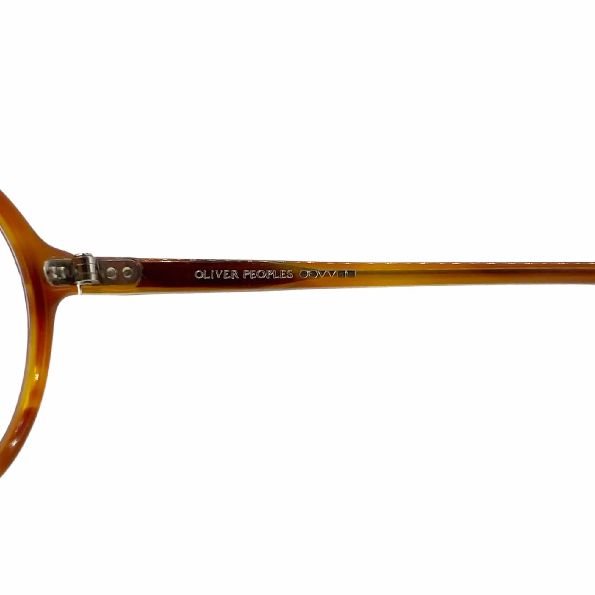 OLIVER PEOPLES Cooper Unisex Eyeglasses - Light Brown & Rust