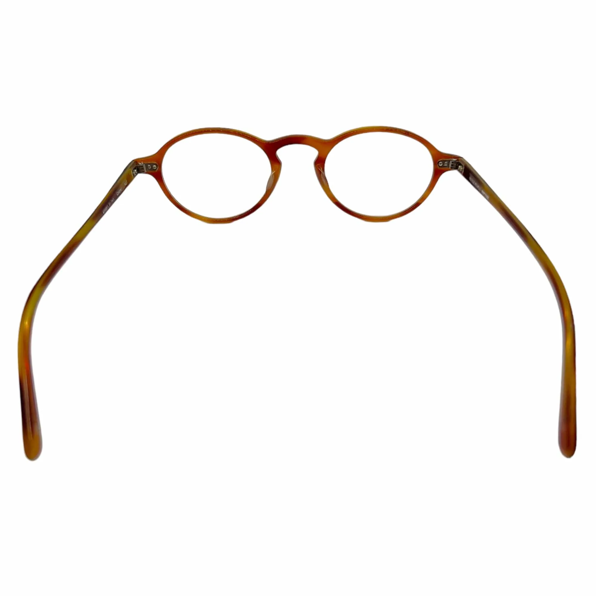 OLIVER PEOPLES Cooper Unisex Eyeglasses - Light Brown & Rust
