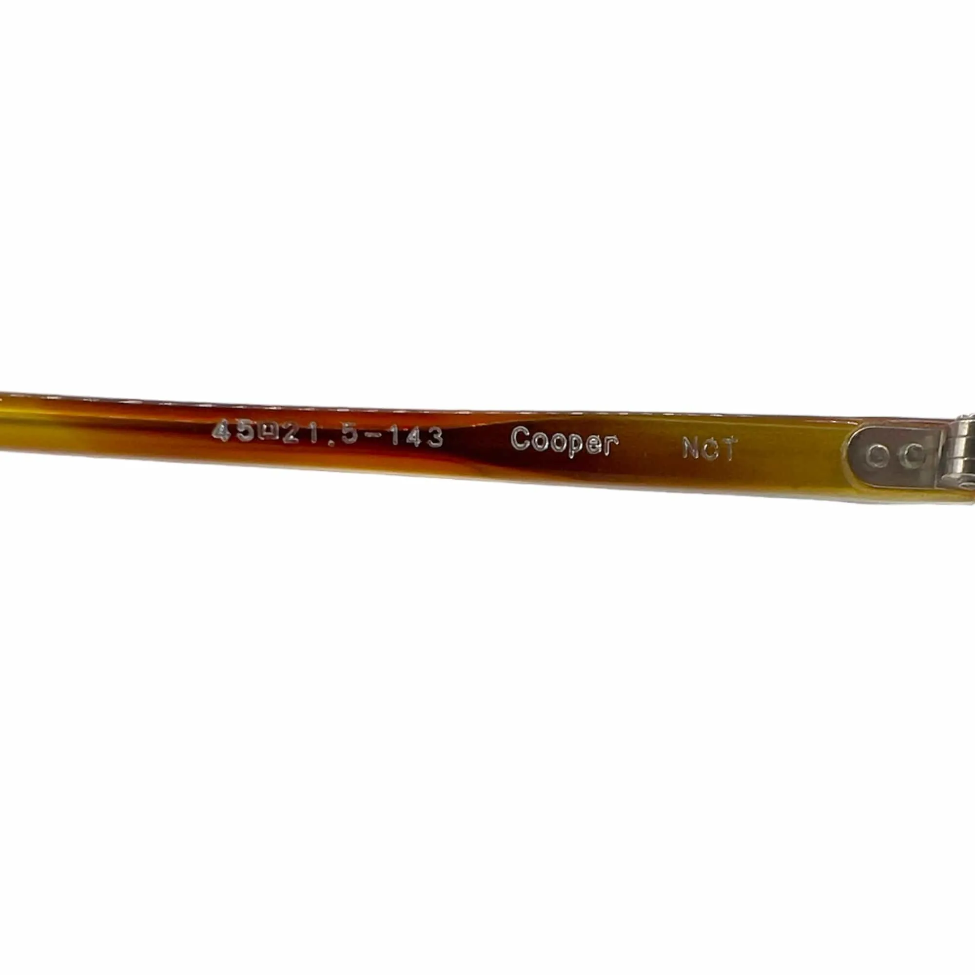 OLIVER PEOPLES Cooper Unisex Eyeglasses - Light Brown & Rust
