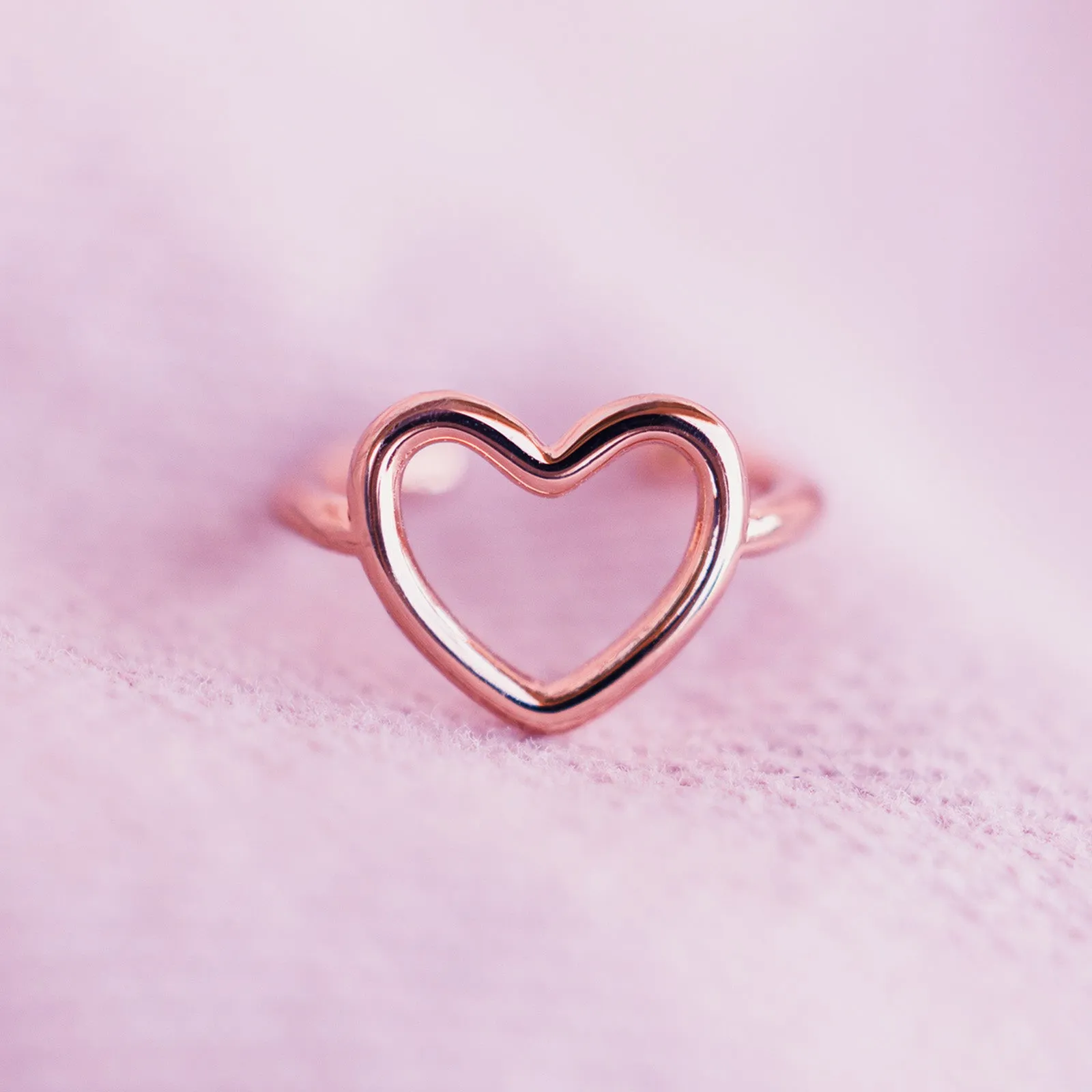 Open Heart Ear Cuff