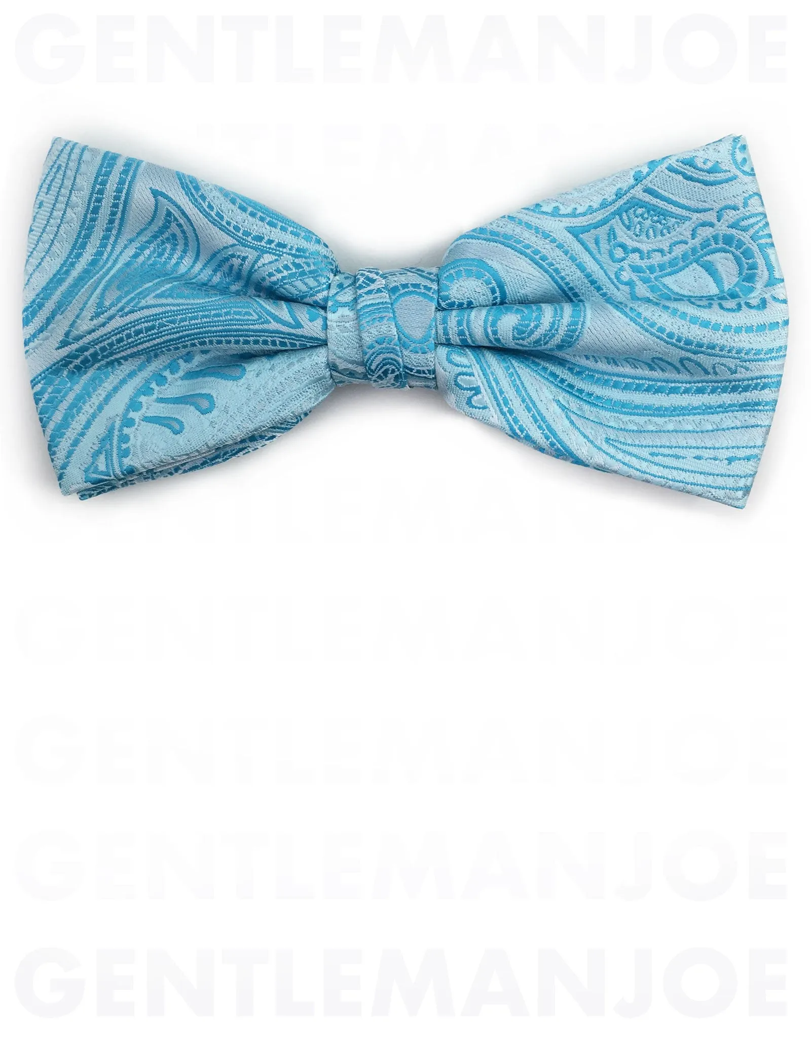 Paisley Turquoise Bowtie